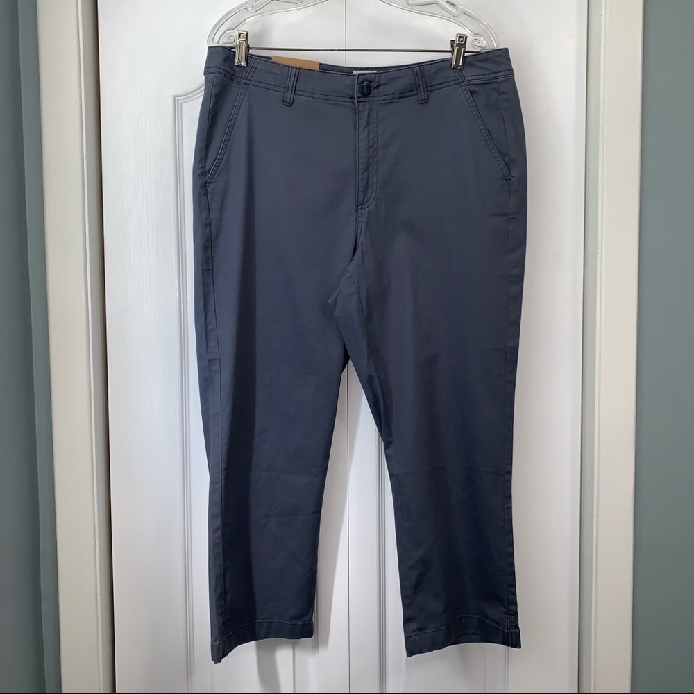 L.L.BEAN Favorite Fit Grey pants women’s size 14 regular NWT